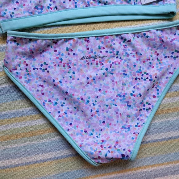 ⭐ NWOT Eddie Bauer Reversible sporty bikini XL 14/16 - Picture 11 of 12